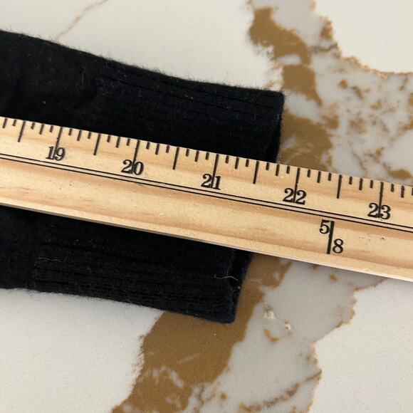 Trina Turk Martini Merino Wool Crewneck Sweater Black L Classic Lux Knit - Picture 10 of 11